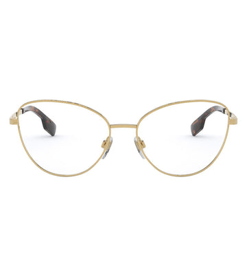 Burberry Women's Gold Cat-eye Optical Frames