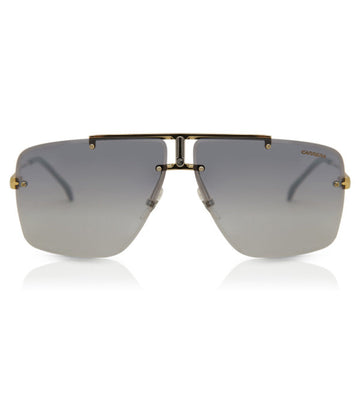Carrera Unisex Gradient Grey Mirror Aviator Sunglasses