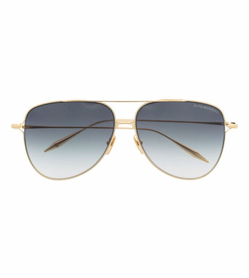 Dita Unisex Dark Grey Aviator Sunglasses