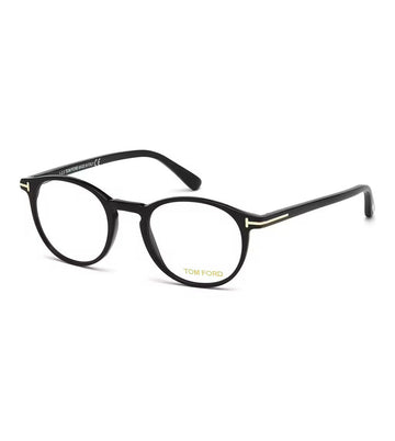 Tom Ford Men's Black Round Optical Frame
