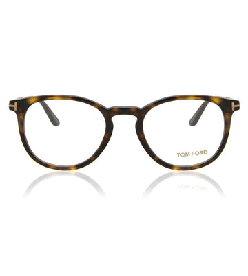 Tom Ford Unisex Tortoise Round Optical Frame
