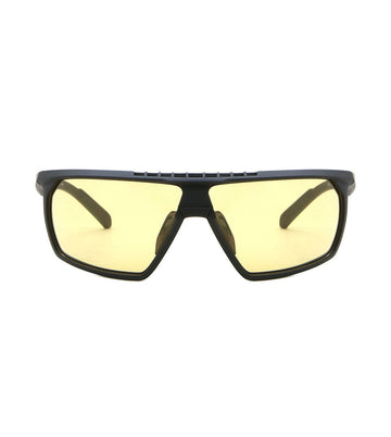 Adidas Originals Men's Brown Wraparound Sunglasses