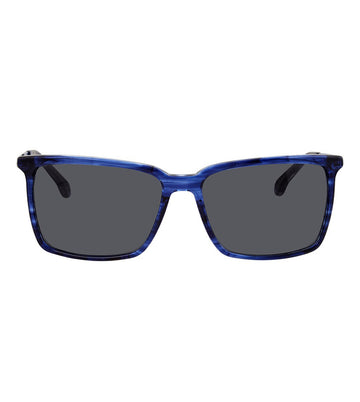 Brooke Brothers Men's Grey Rectangular Sunglasses