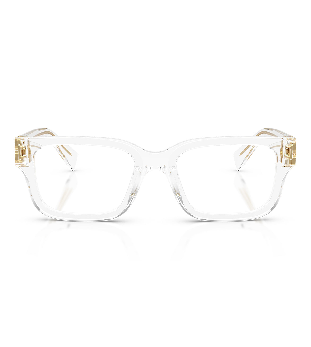 Miu Miu Women Transparent Rectangular Optical Frame