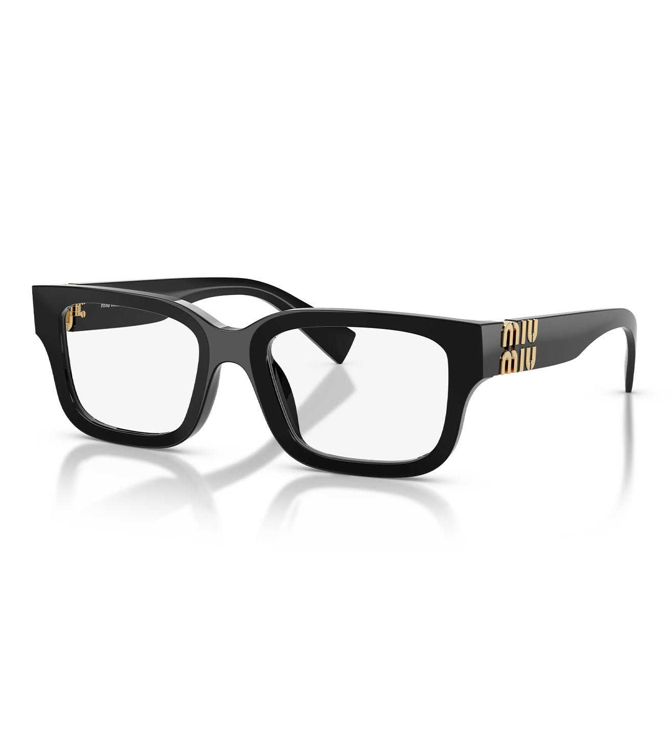 Miu Miu Women Black Rectangular Optical Frame