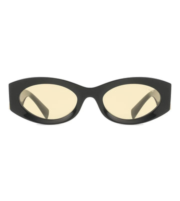 Miu Miu Women Yellow Oval Sunglasses