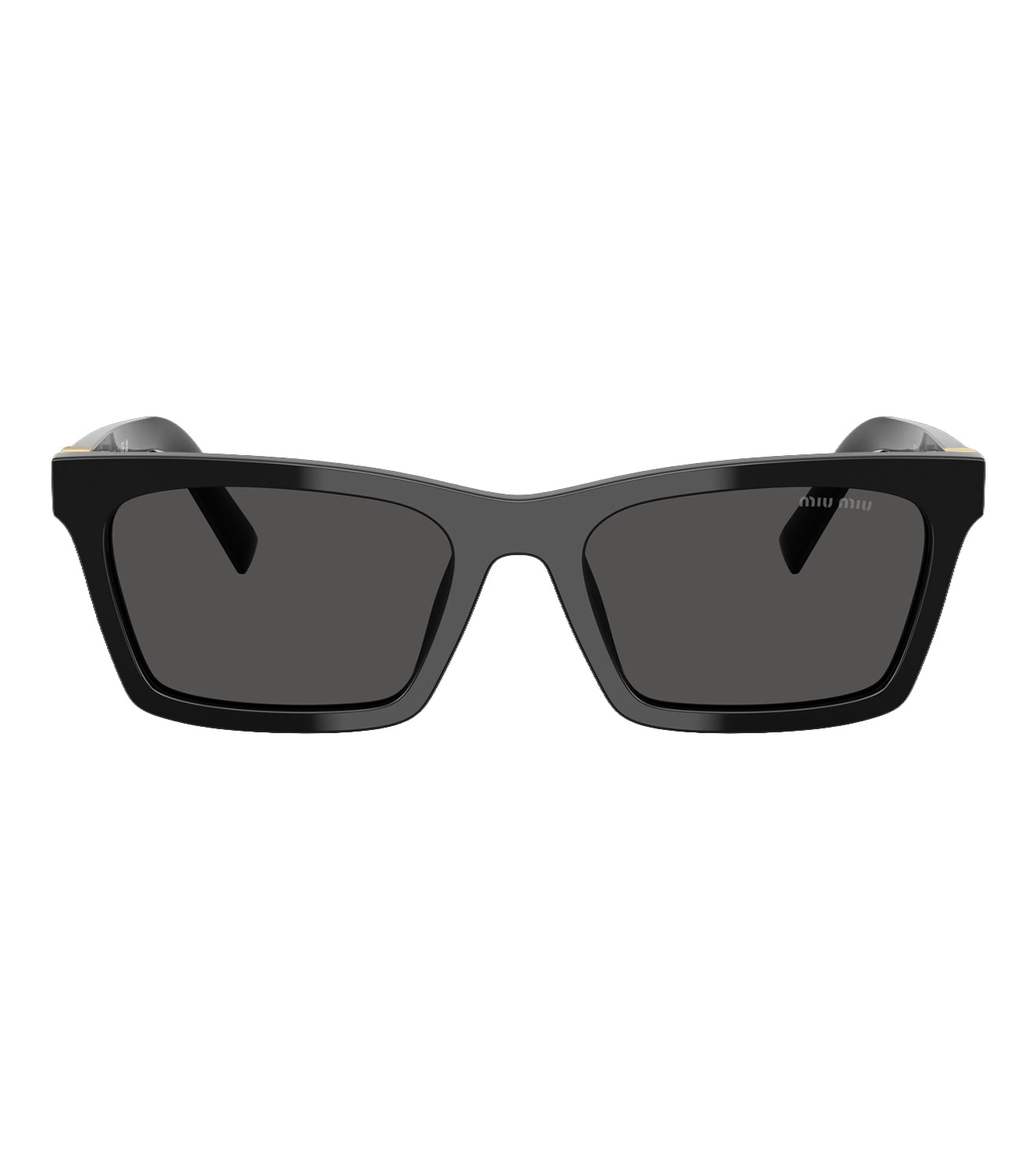 Miu Miu Women Dark Grey Rectangular Sunglasses