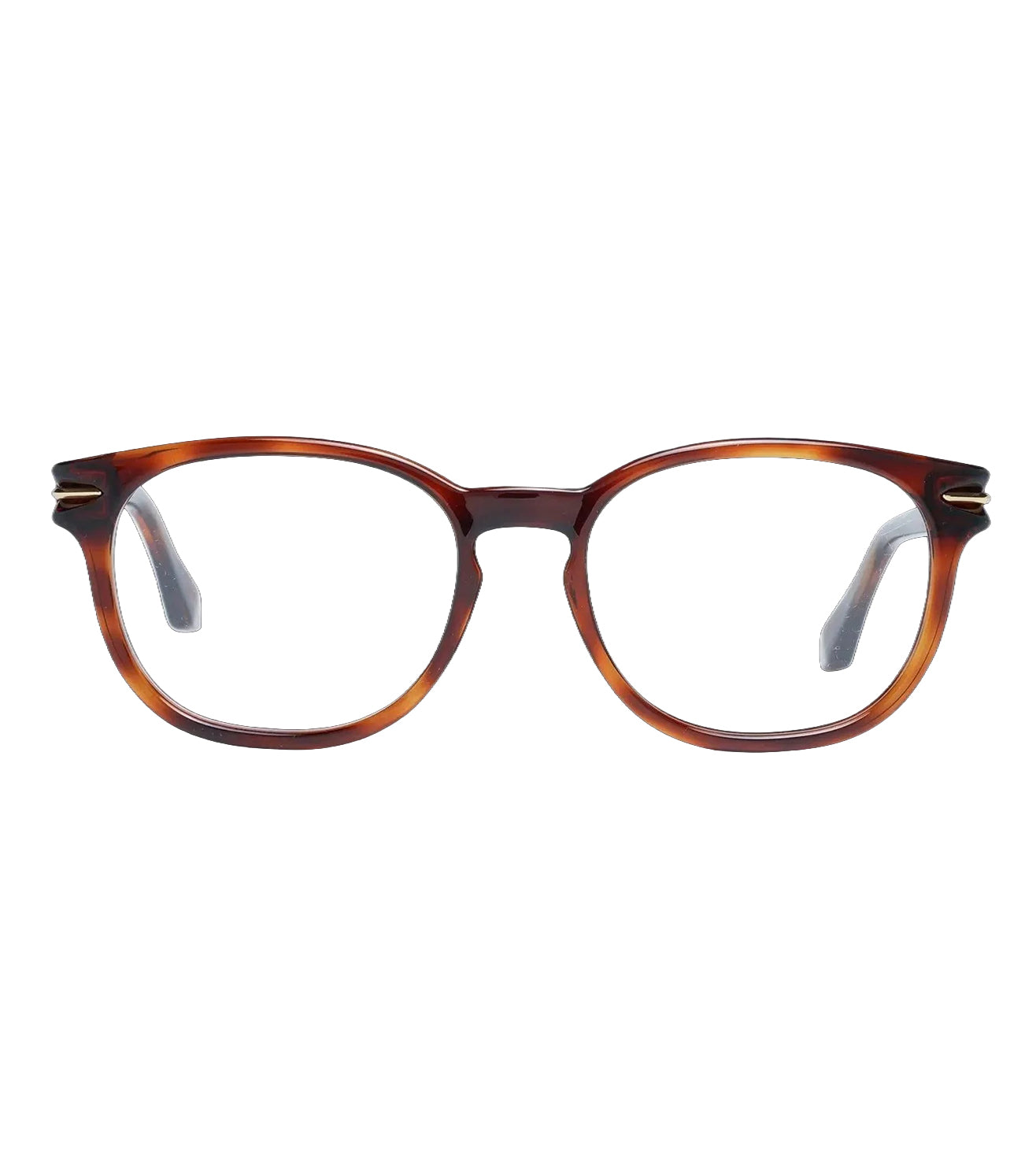 Longines Unisex Brown Round Optical Frame
