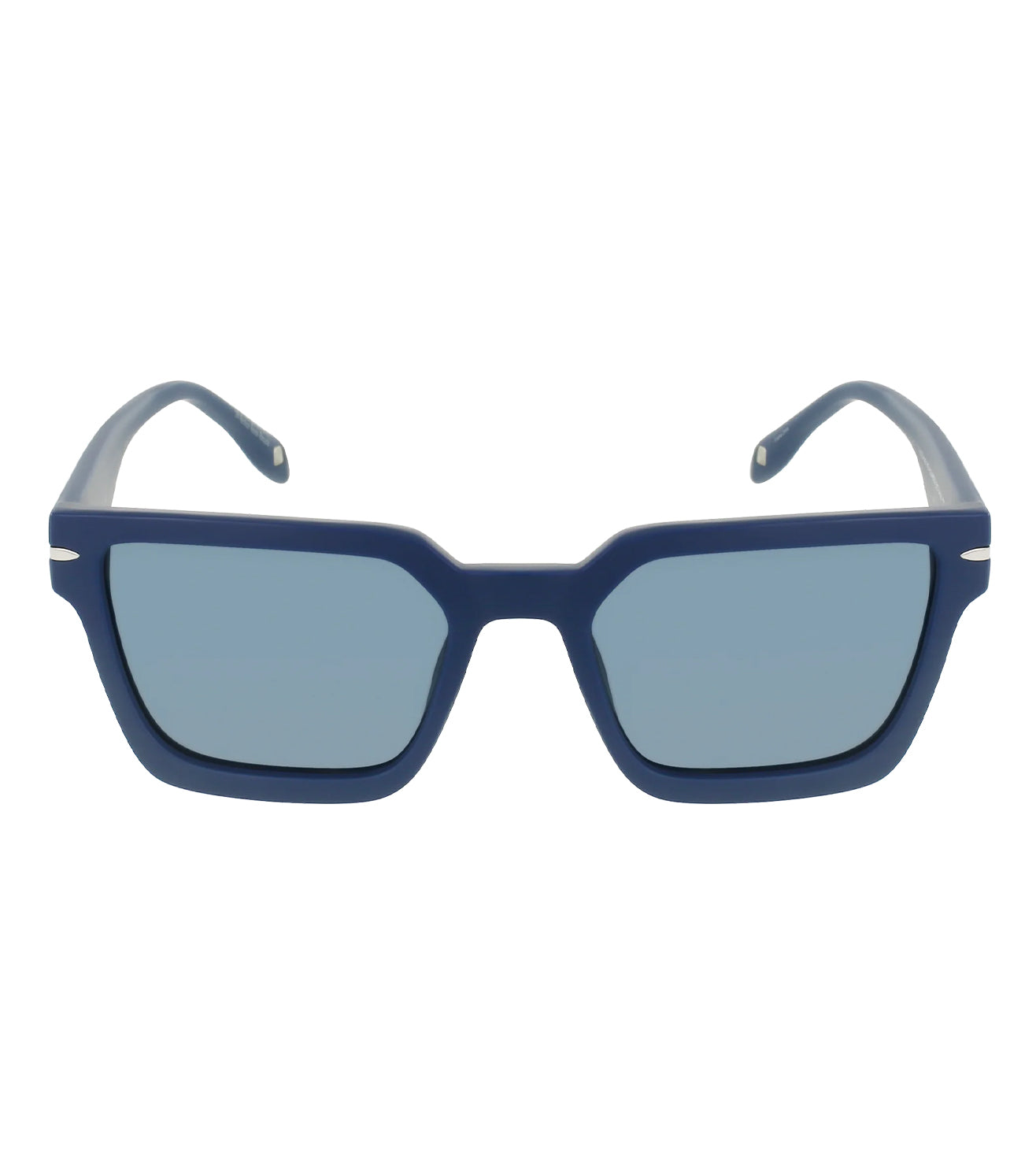 Mita Unisex Blue Rectangular Sunglasses