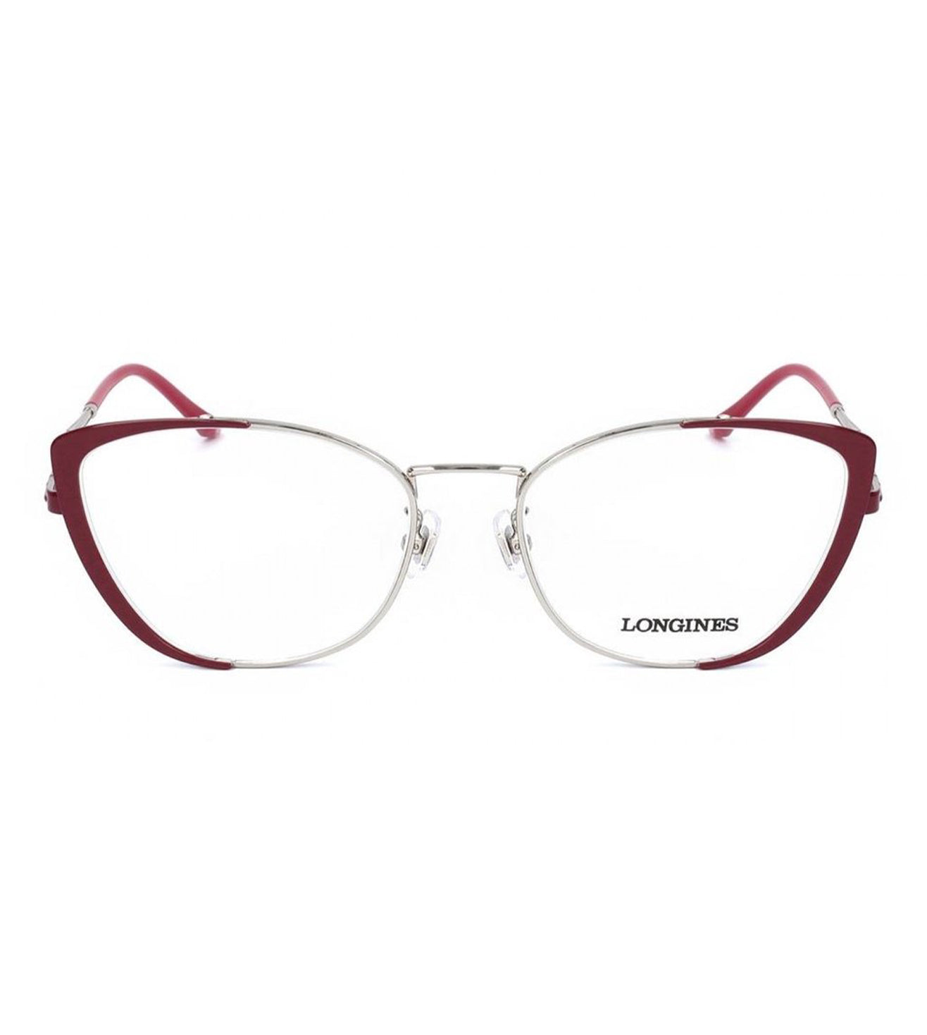 Longines Women's Red Cat Eye Optical Frame