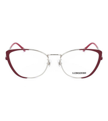 Longines Women's Red Cat Eye Optical Frame