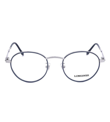 Longines Men's Blue Round Optical Frame