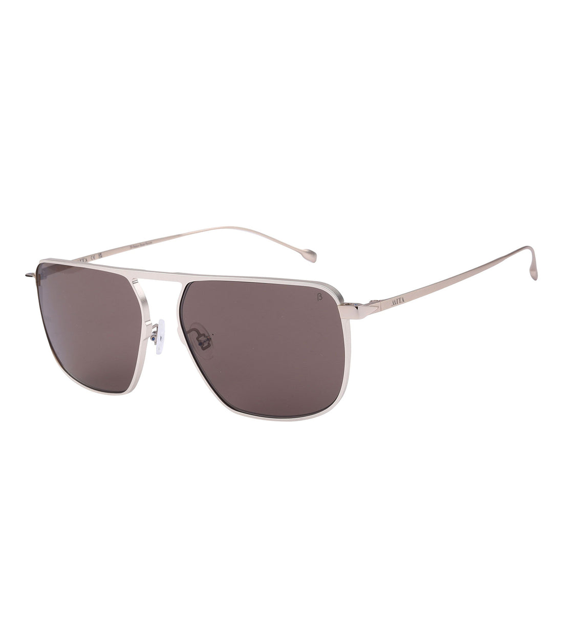 Mita Men's Brown Square Sunglasses