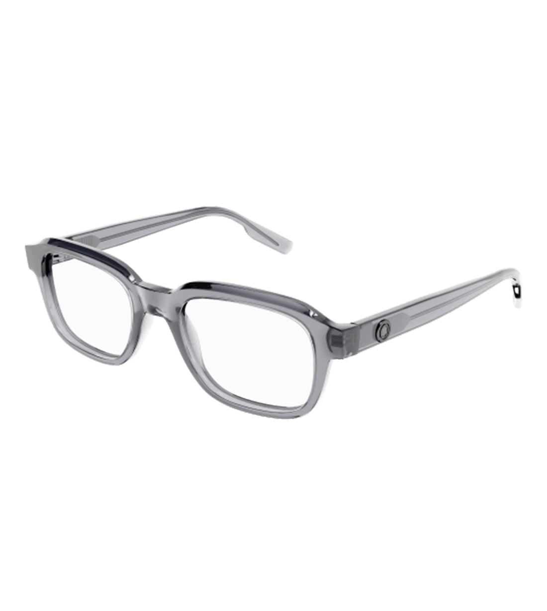 Montblanc Men's Grey Rectangular Optical Frames