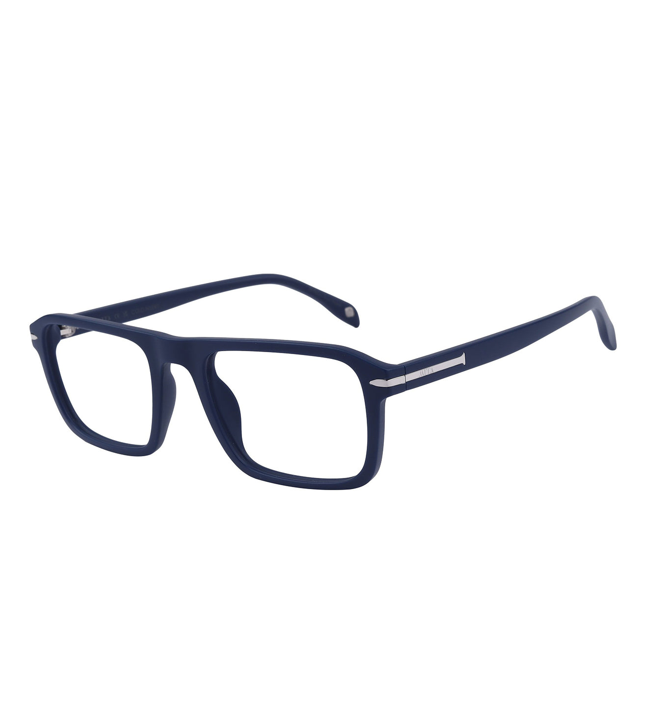 Mita Men's Blue Rectangle Optical Frame
