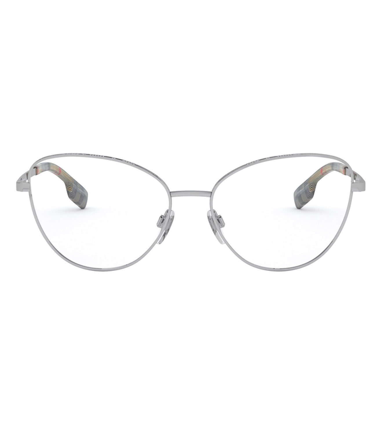 Burberry Women's Silver Cat-eye Optical Frames