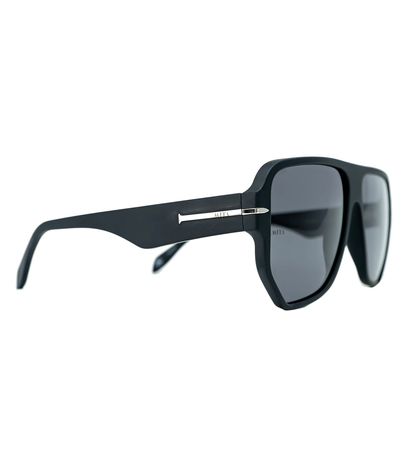 Mita Men's Dark Grey Square Sunglasses