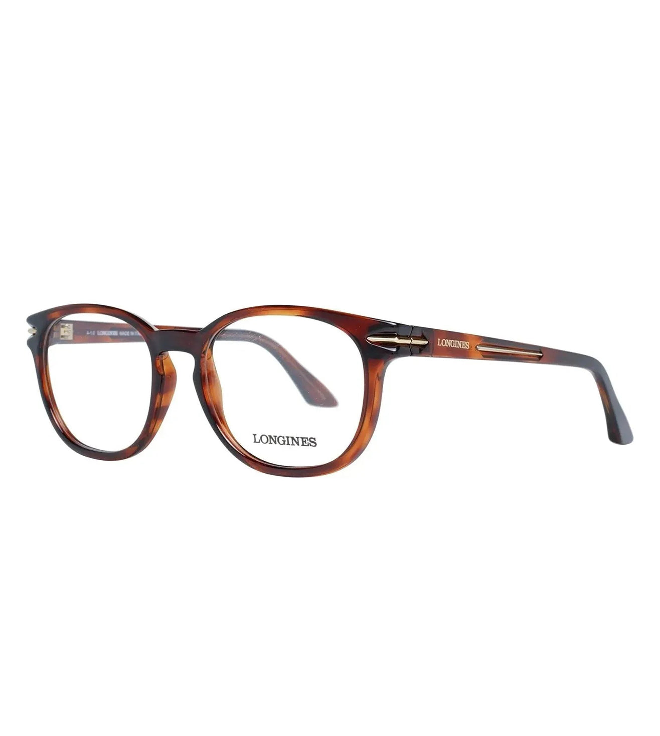 Longines Unisex Brown Round Optical Frame
