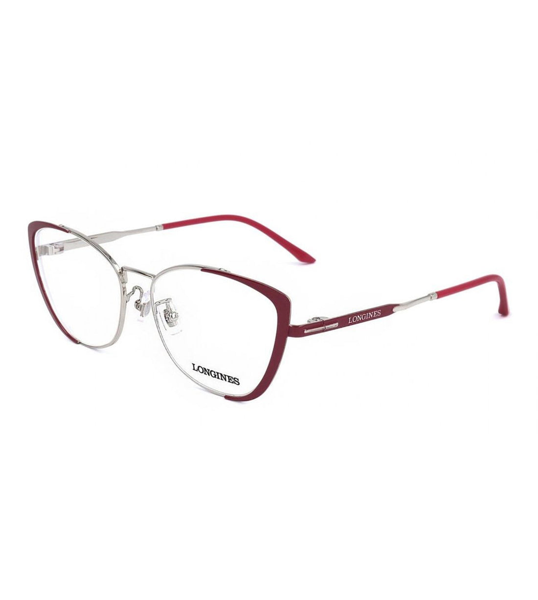 Longines Women's Red Cat Eye Optical Frame