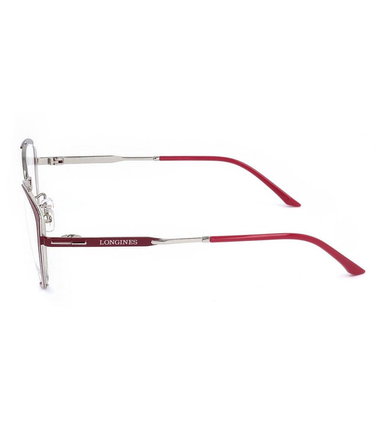 Longines Women's Red Cat Eye Optical Frame