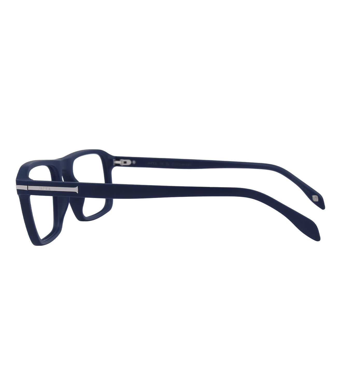 Mita Men's Blue Rectangle Optical Frame
