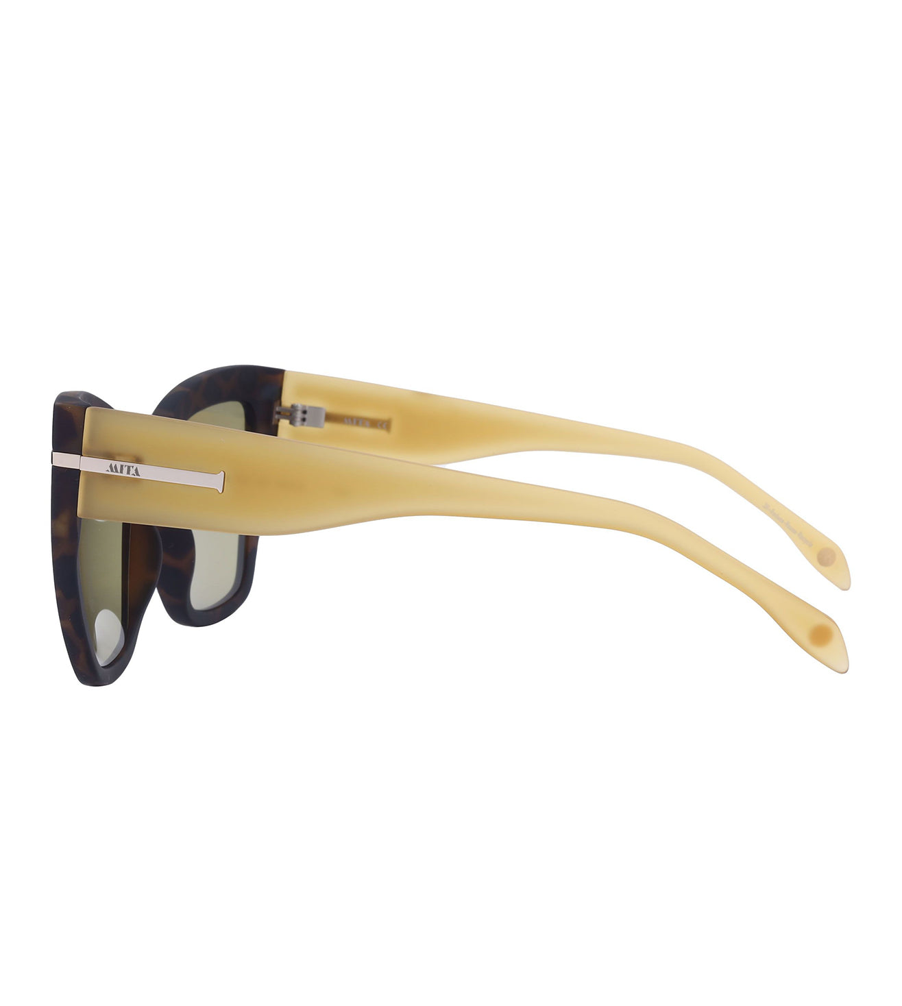 Mita Women's Light Yellow Butterfly Sunglasses