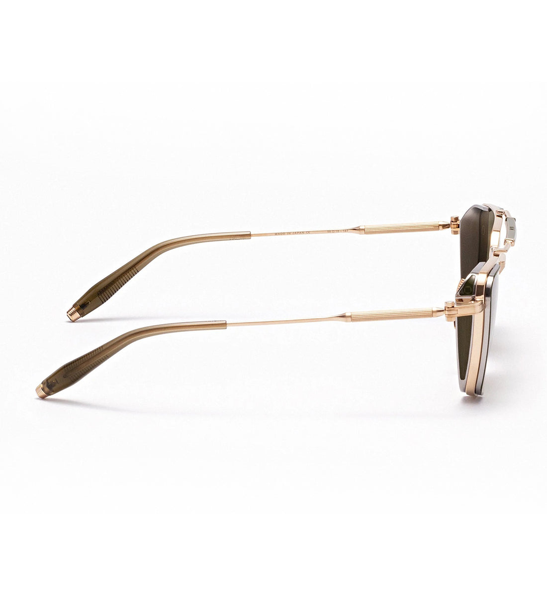 Akoni Unisex Dark Olive Navigator Sunglasses
