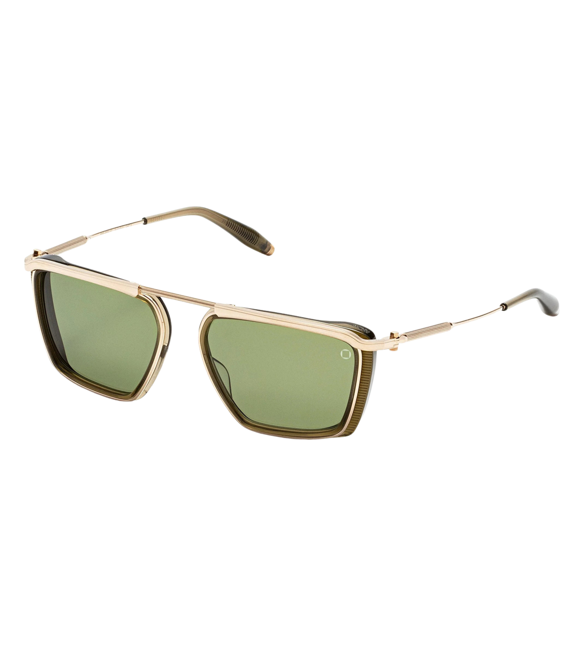 Akoni Unisex Dark Olive Navigator Sunglasses-zoom-2