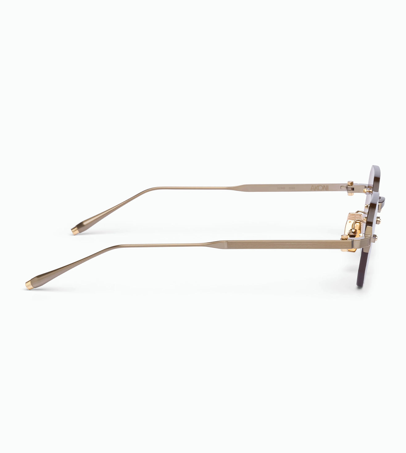 Akoni Unisex Brandy Geometric Sunglasses