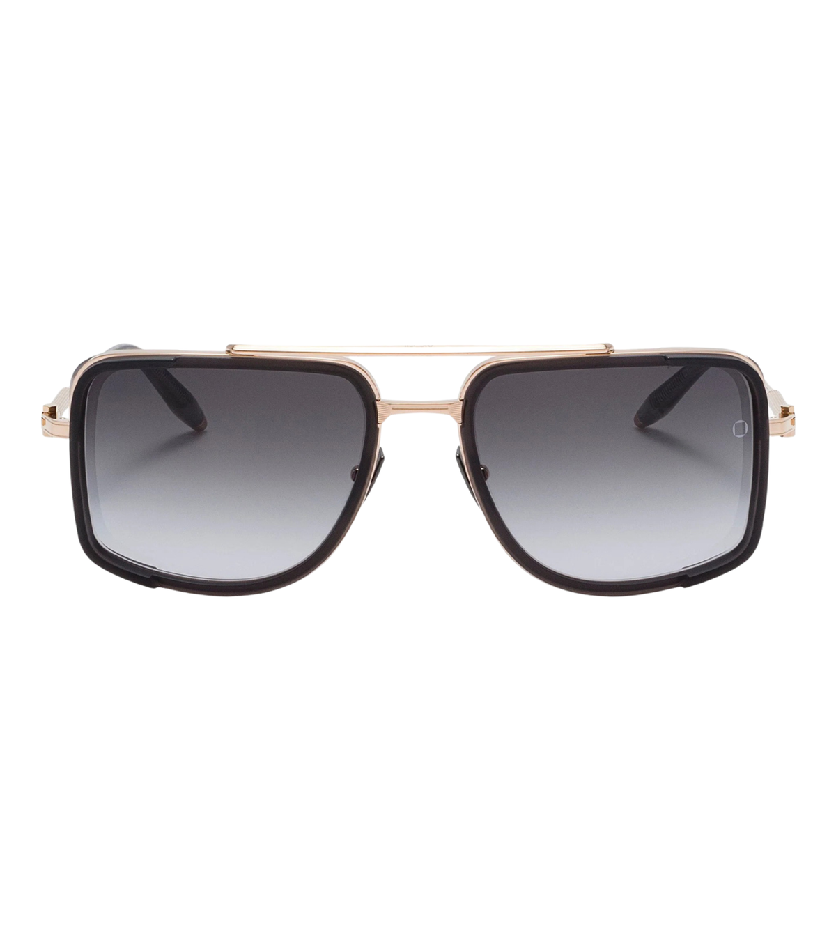 Akoni Men Dark Grey Gradient Rectangular Sunglasses-1