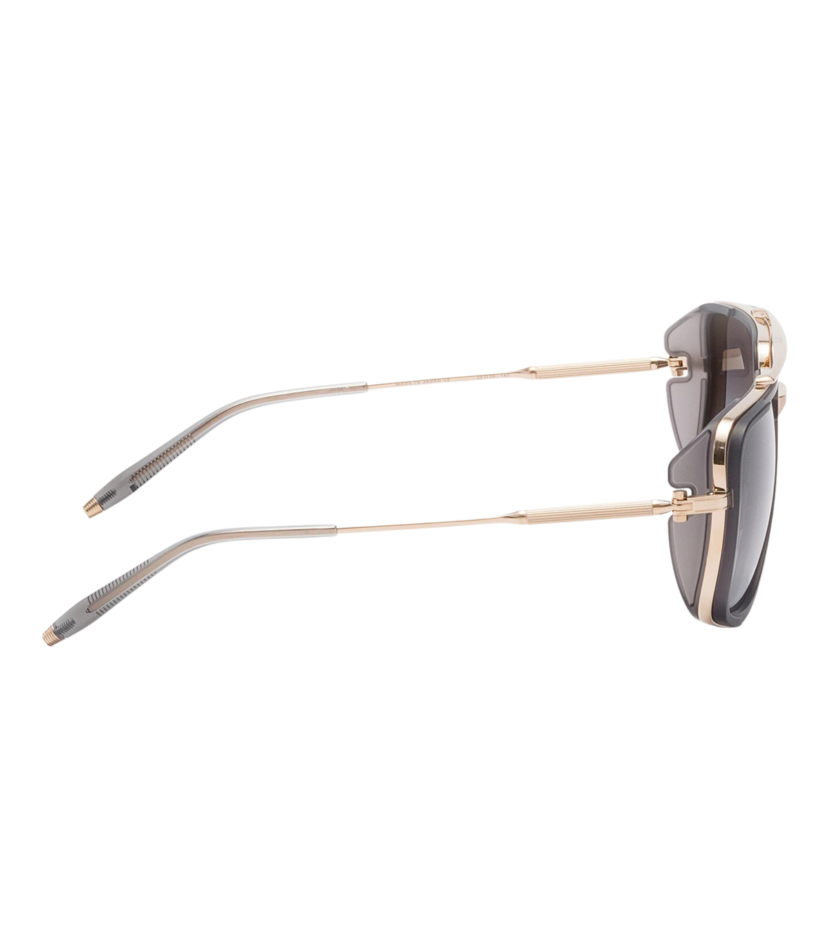 Akoni Men Dark Grey Gradient Rectangular Sunglasses-2