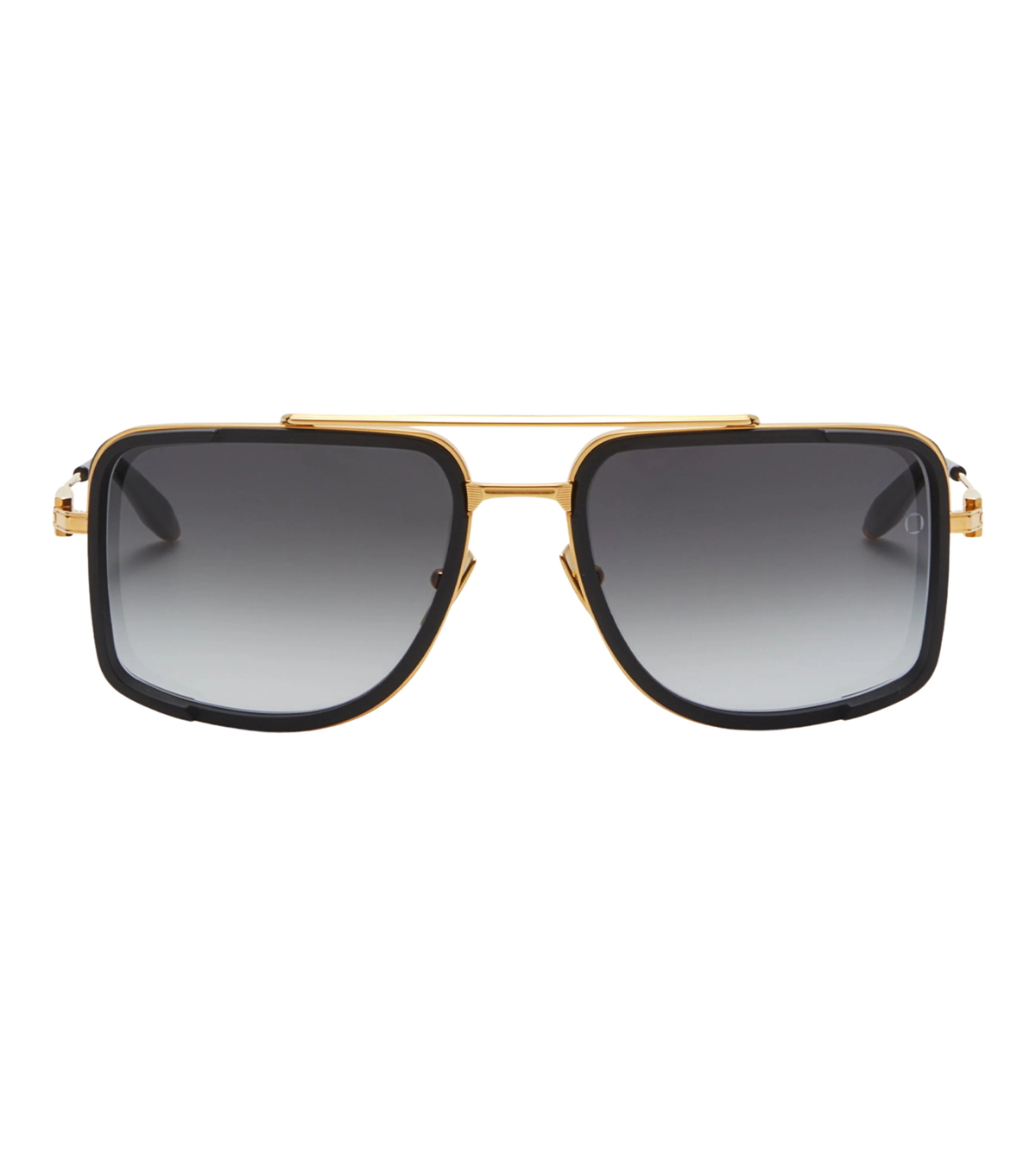 Akoni Men Grey Gradient Rectangular Sunglasses