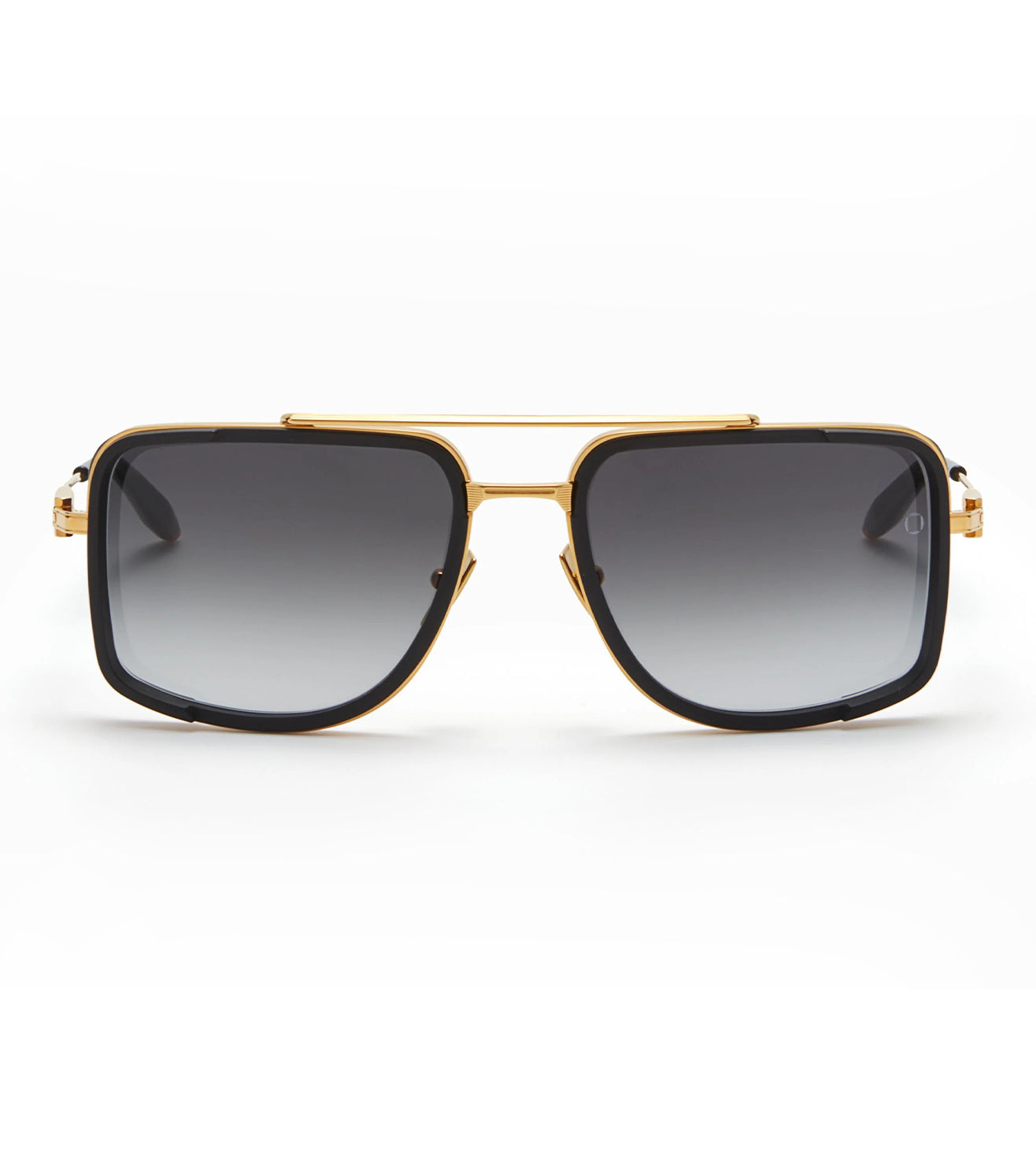 Akoni Men Grey Gradient Rectangular Sunglasses