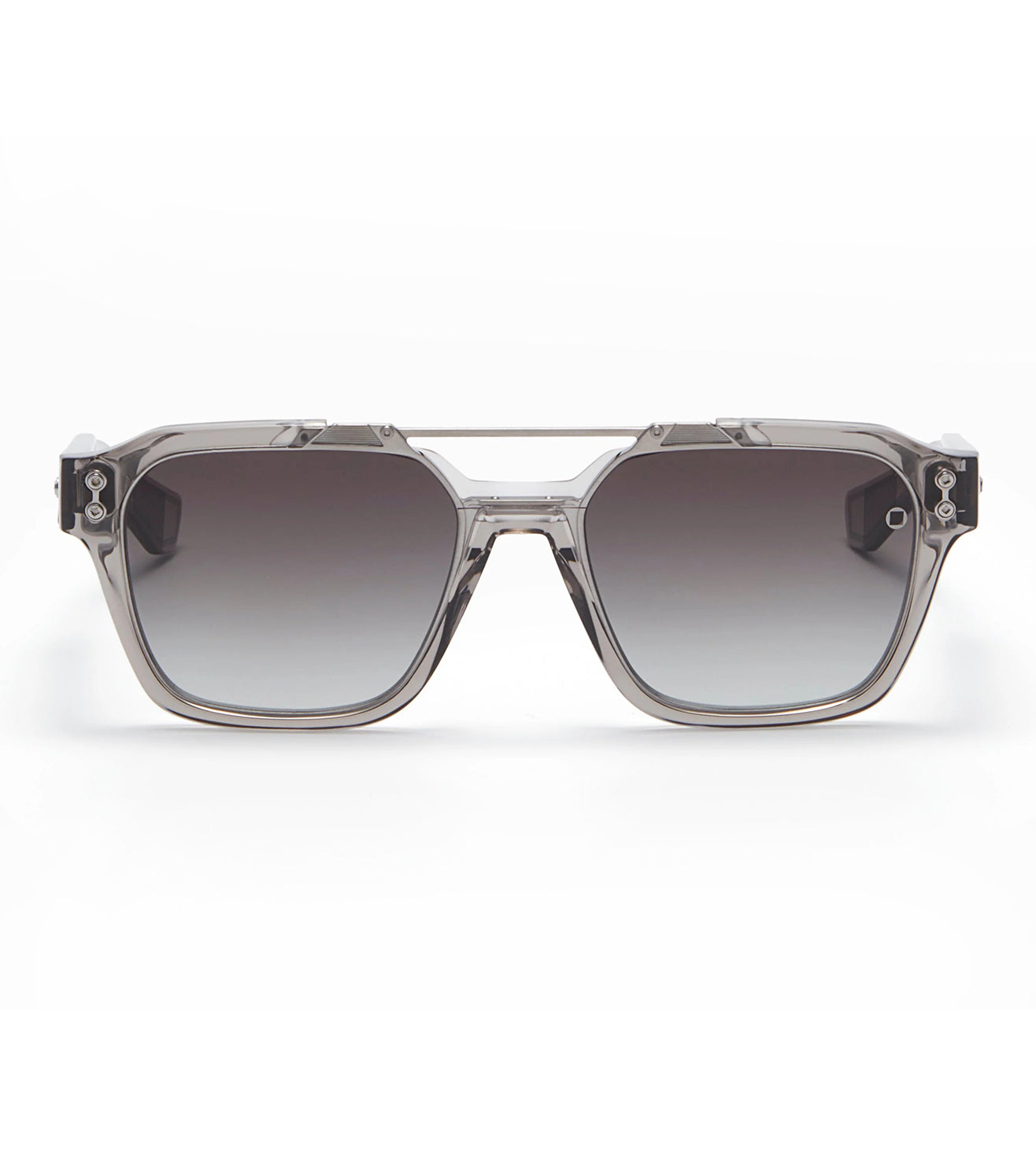 Akoni Men Dark Grey Gradient Navigator Sunglasses