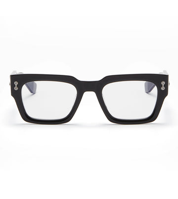 Akoni Unisex Matte Black Square Optical Frame