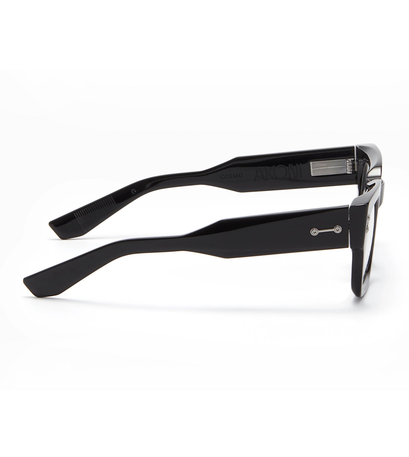 Akoni Unisex Matte Black Square Optical Frame