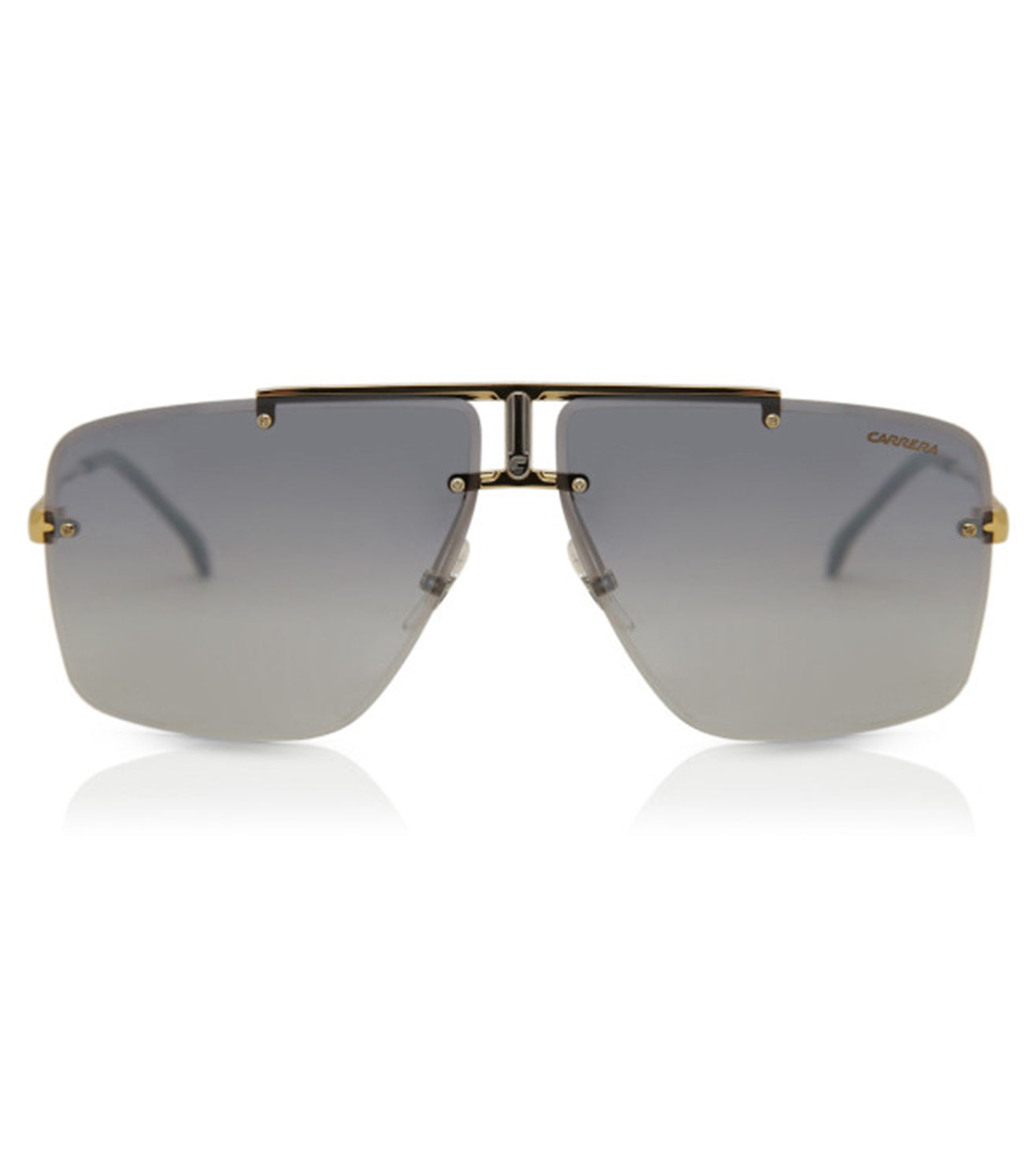 Carrera Unisex  Gradient Grey Mirror Aviator Sunglasses