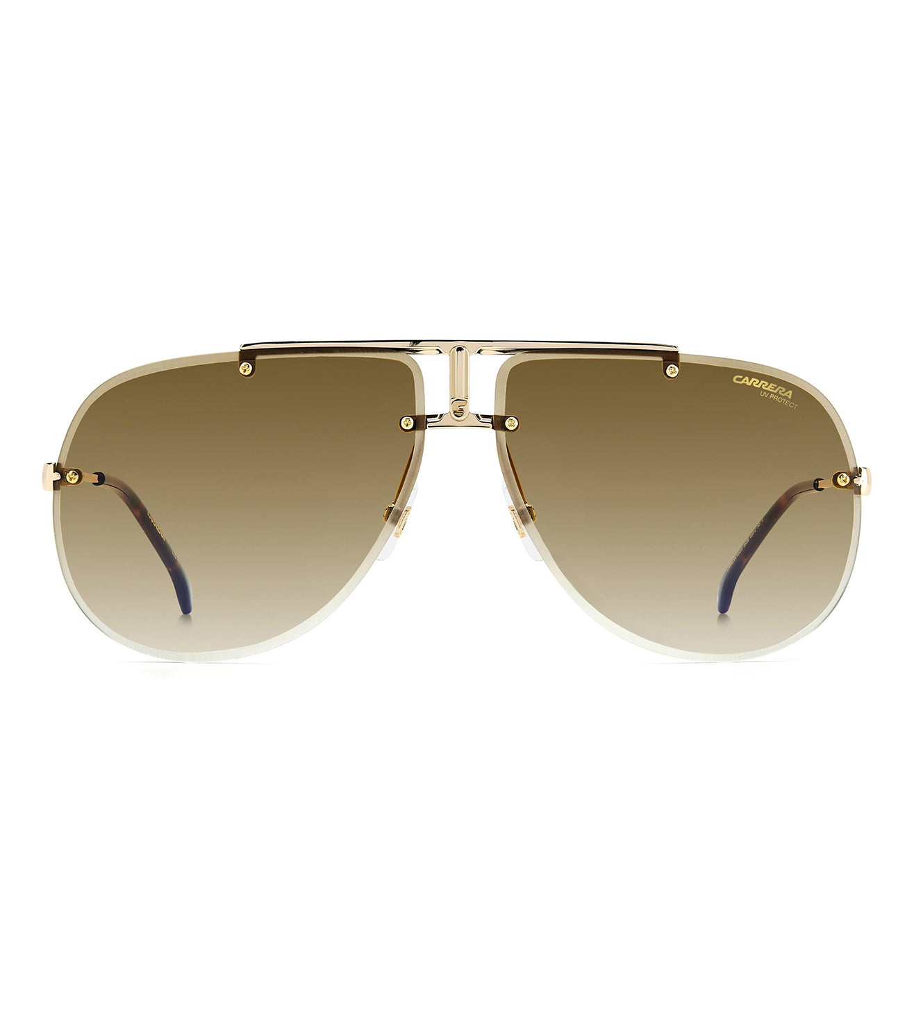 Carrera Unisex Brown Aviator Sunglasses-zoom-1