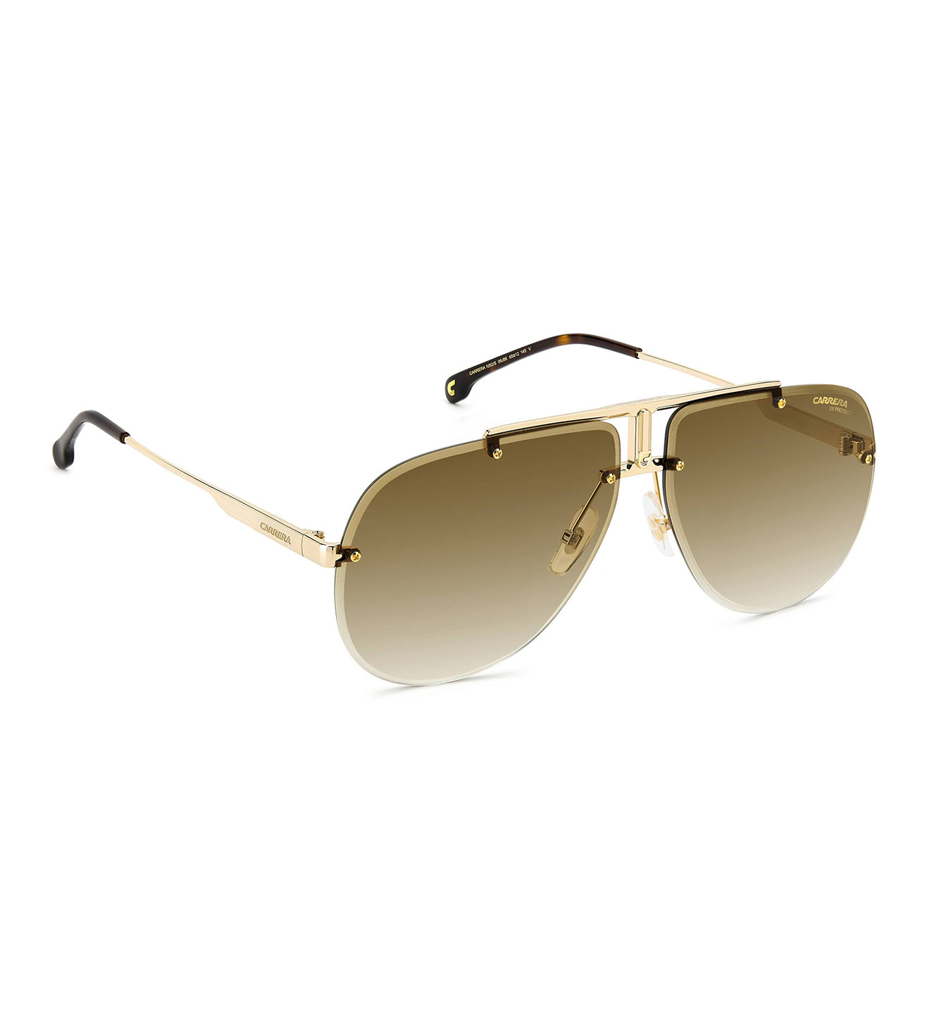 Carrera Unisex Brown Aviator Sunglasses-zoom-2