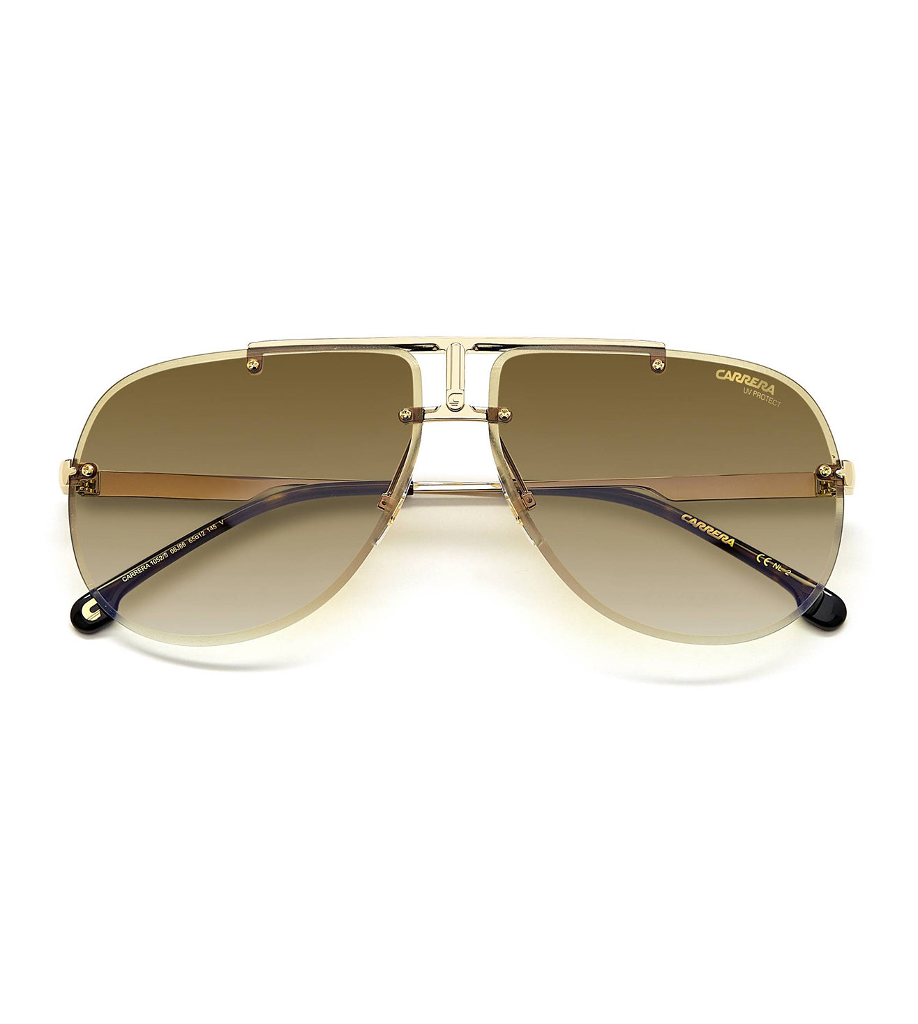Carrera Unisex Brown Aviator Sunglasses-zoom-3