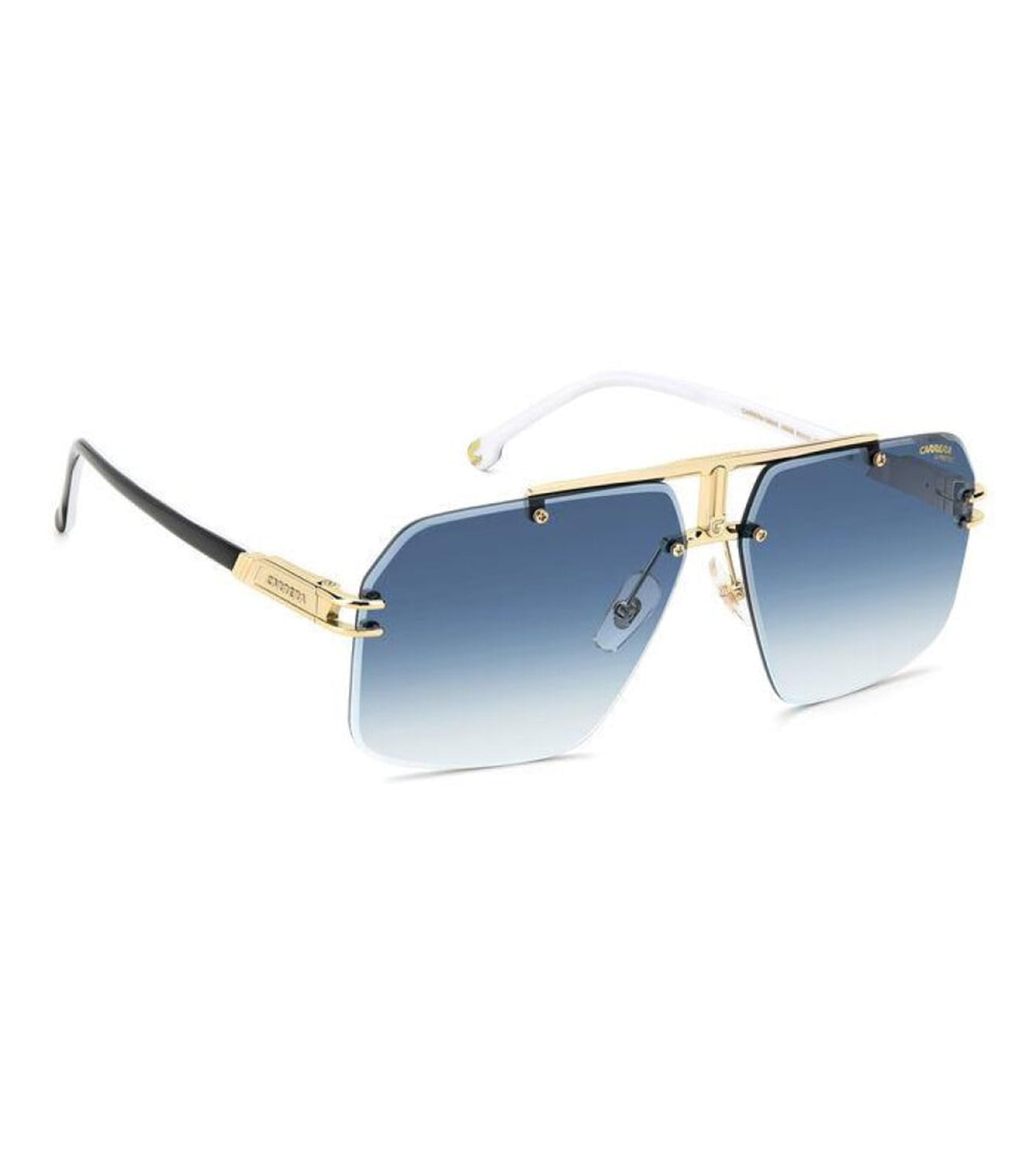 Carrera Men's Blue Shaded Aviator Sunglasses-zoom-2
