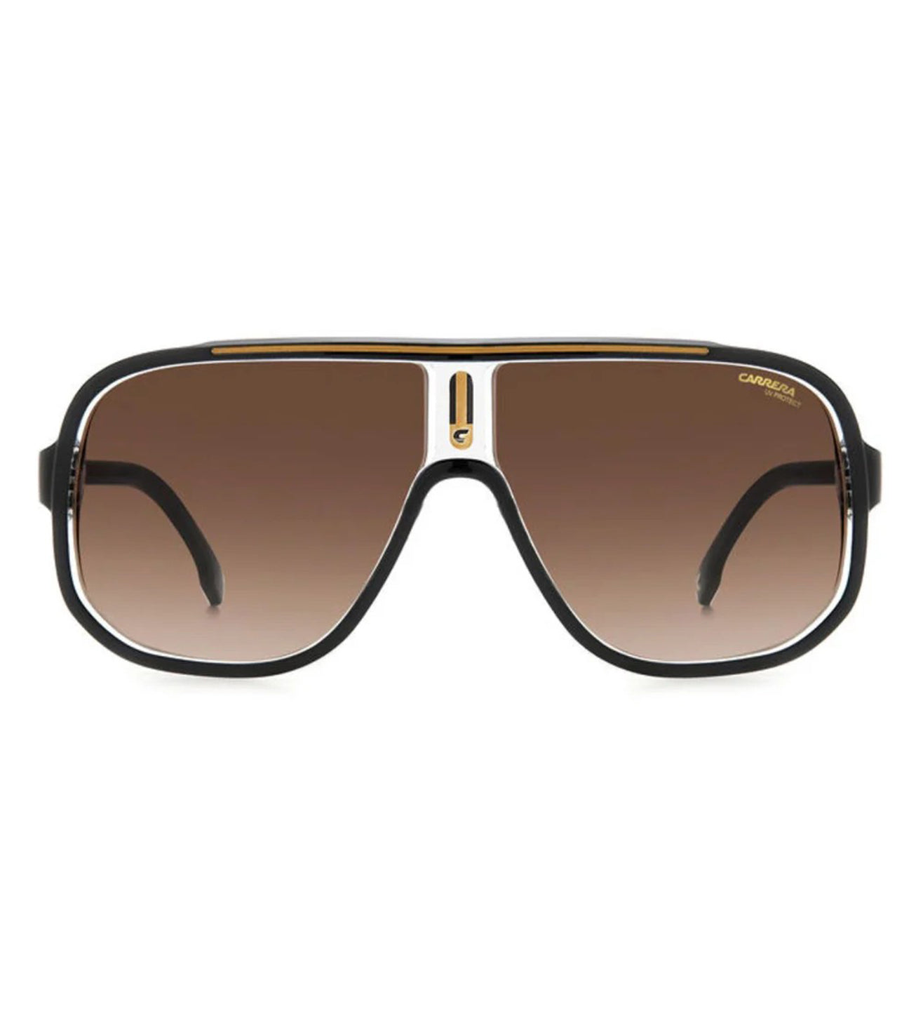 Carrera Men's Brown Gradient Aviator Sunglasses-zoom-1