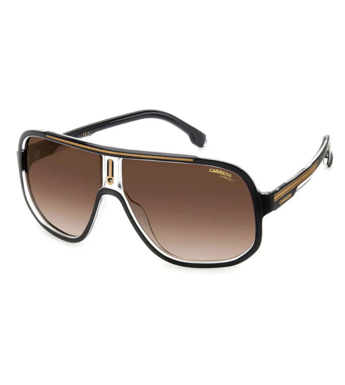 Carrera Men's Brown Gradient Aviator Sunglasses-zoom-2