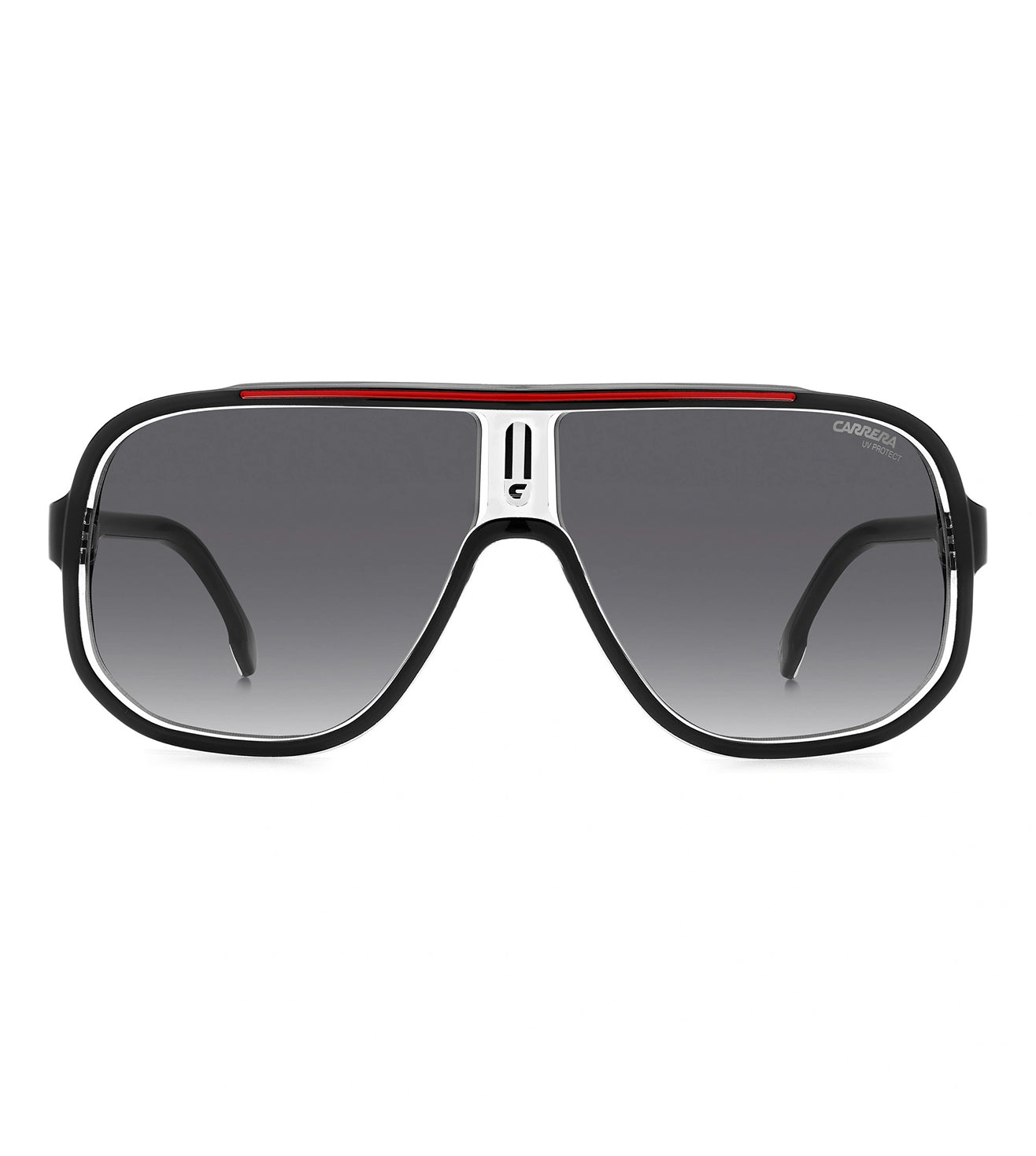 Carrera Men's Dark Grey Shaded Aviator Sunglasses-zoom-1