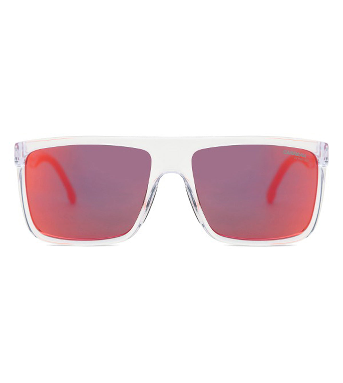 Carrera Men's Red Mirror Rectangular Sunglass
