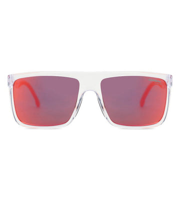 Carrera Men's Red Mirror Rectangular Sunglass