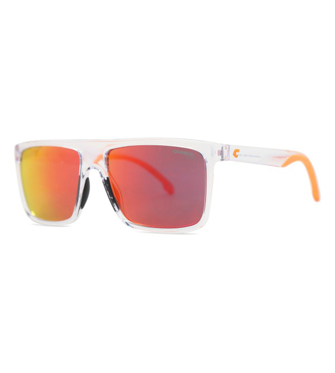 Carrera Men's Red Mirror Rectangular Sunglass-zoom-2