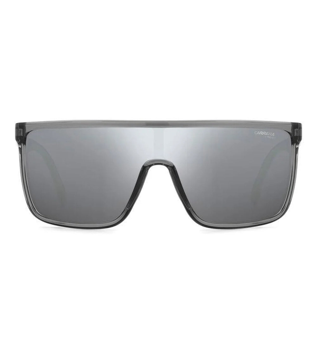 Carrera Men's Silver Mirror Wraparound Sunglass