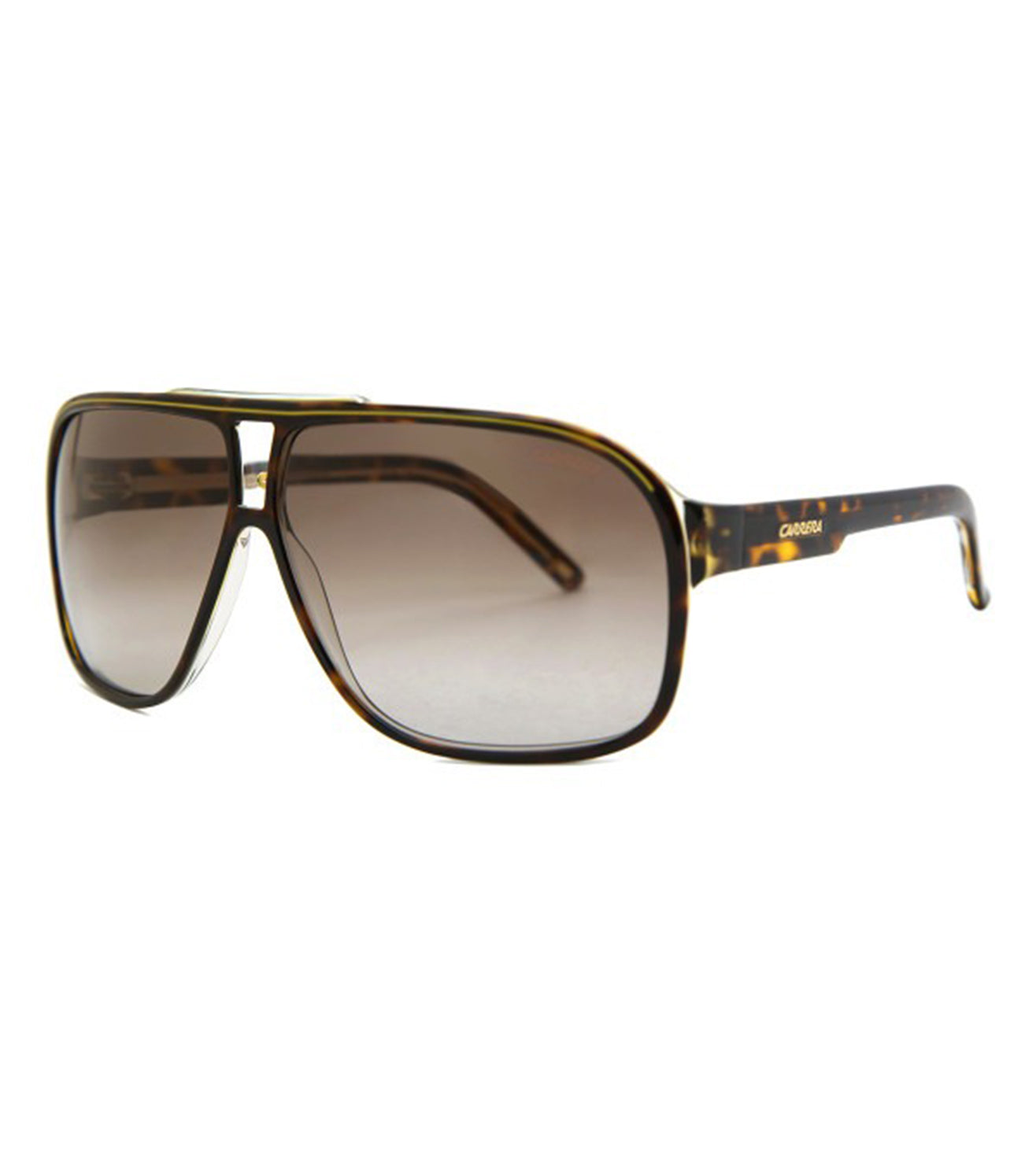 Carrera Grand Prix Men's Gradient Brown Aviator Sunglass-zoom-2