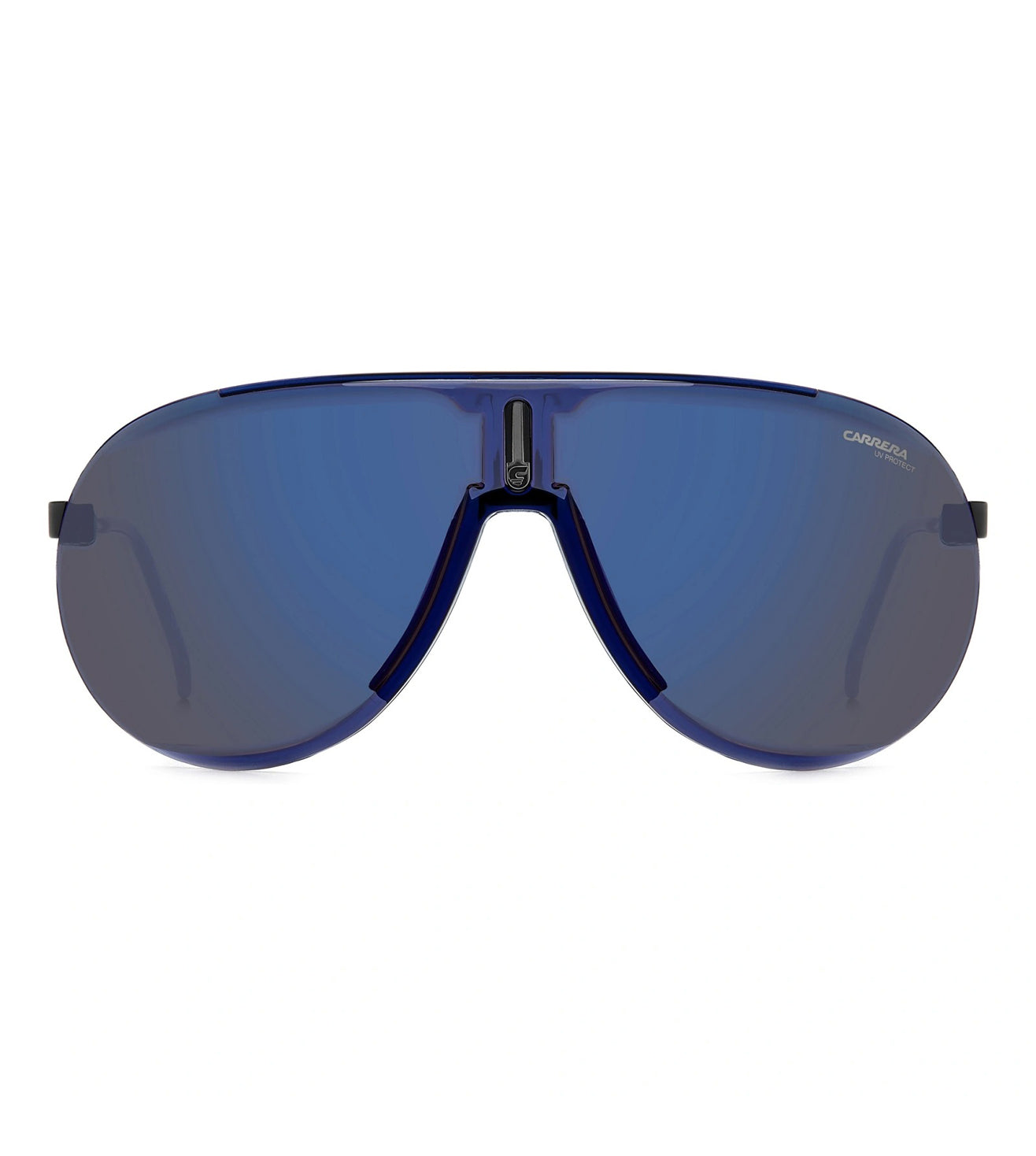 Carrera Men's Black Blue Aviator Sunglasses